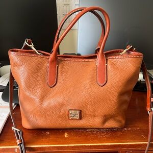 Dooney and Bourke Handbag Leather Original color called British Tan